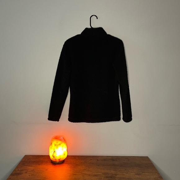 George SIZE: Xsmall, black quarter zip fluffy crew neck - Picture 2 of 2